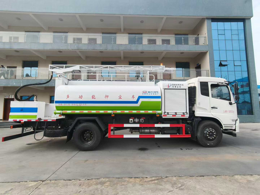 新款東風天錦10m3多功能鐵路抑塵車綠化灑水車抑塵噴霧車圖片3